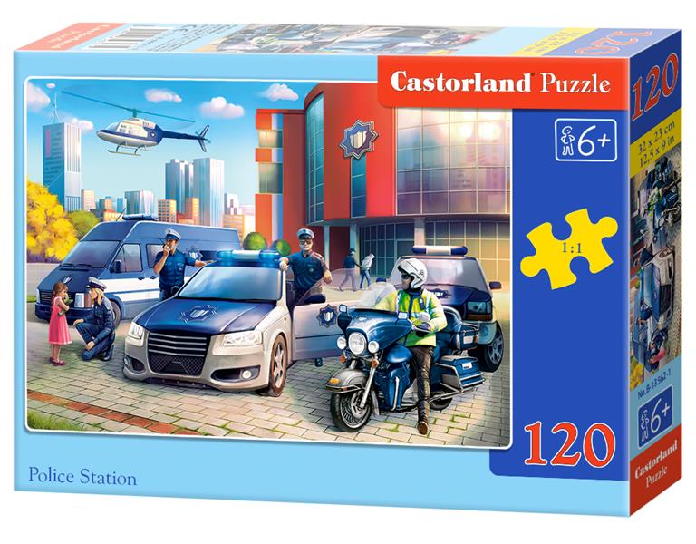 Puzzle 120 elementów Policja +6 Castorland