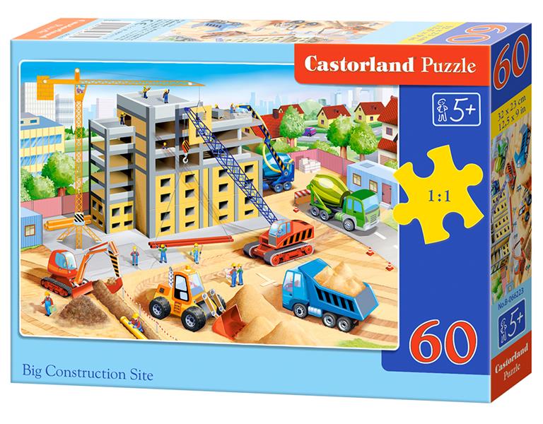 Puzzle 60 elementów Konstrukcje +5 Castorland