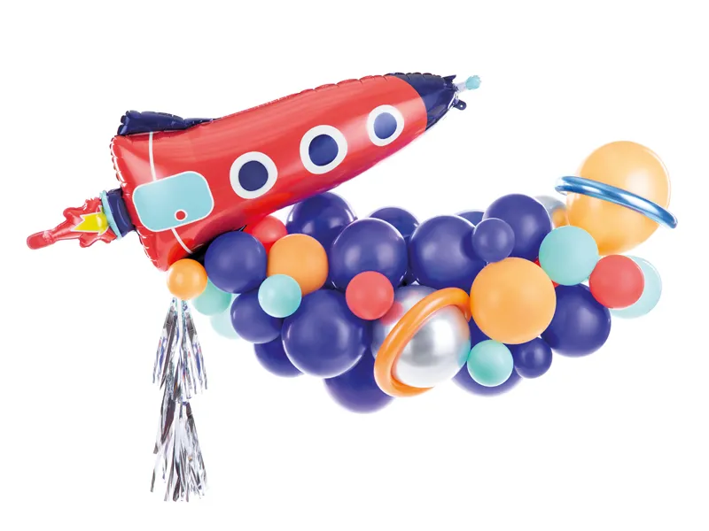  Girlanda balonowa rakieta 154x130cm Partydeco