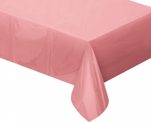 Obrus papierowy różowy metaliczny 130x180cm Godan