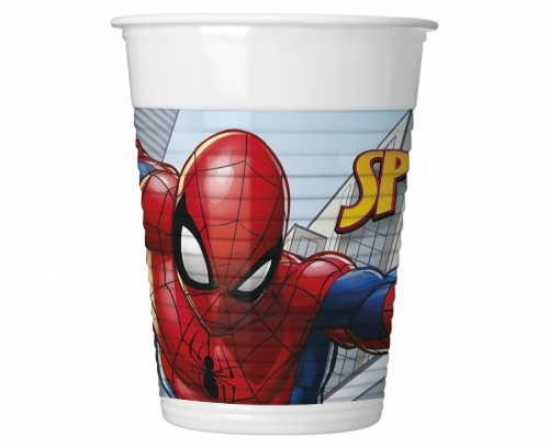 Kubeczek plastikowy Spiderman 200ml 8szt Godan