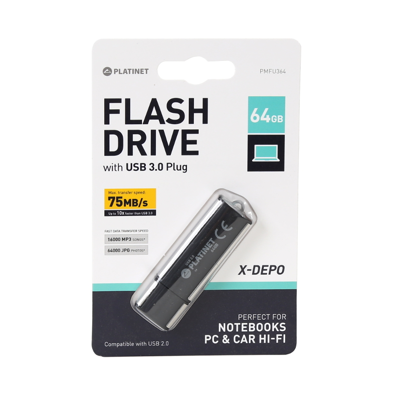 Pendrive 64GB USB 3,2 X-Depo Platinet