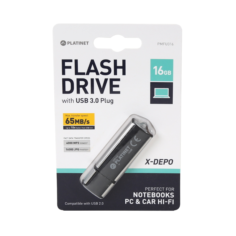 Pendrive 16GB USB 3,2 X-Depo Platinet