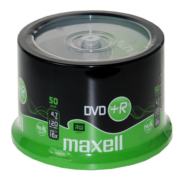 Płyta DVD+R 4,7GB X16 50szt Maxell
