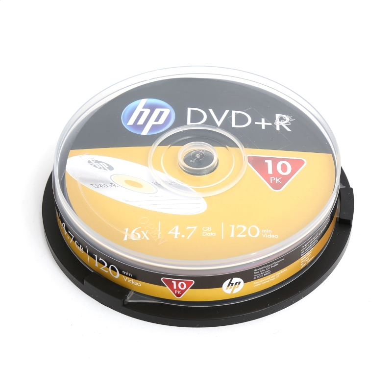 Płyta DVD+R 4,7GB 16X 10szt. HP 