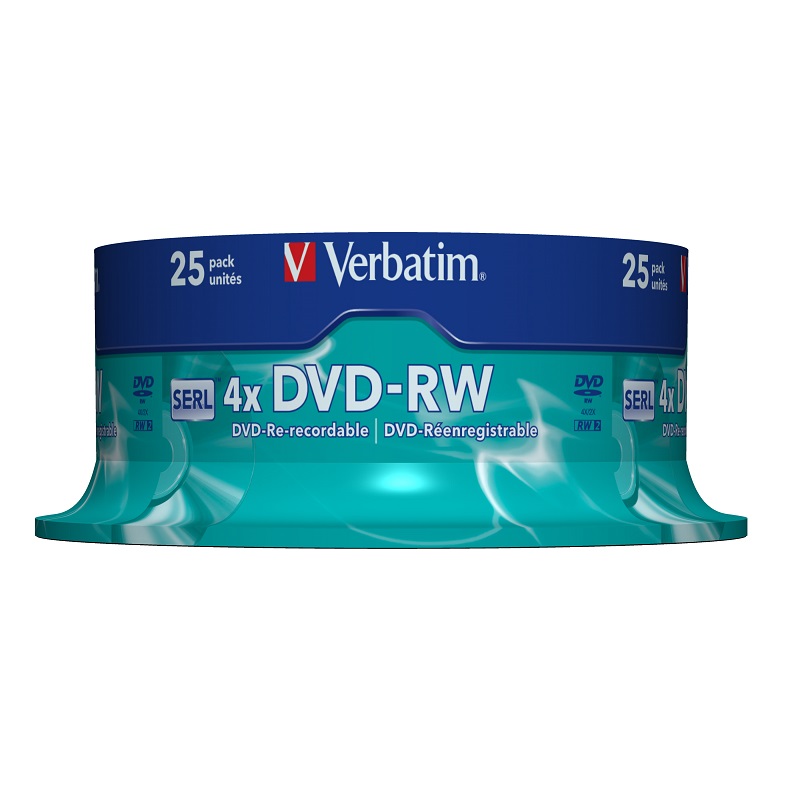 Płyta DVD-RW 4,7GB 4X 25szt. Verbatim