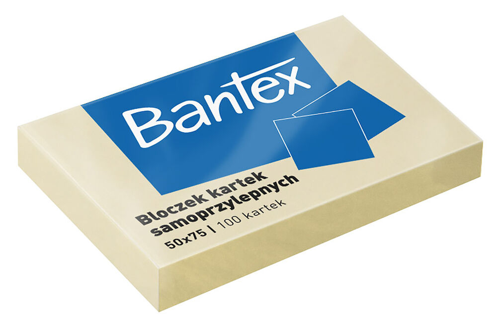 Notes samoprzylepny 50x75 100kart. Bantex