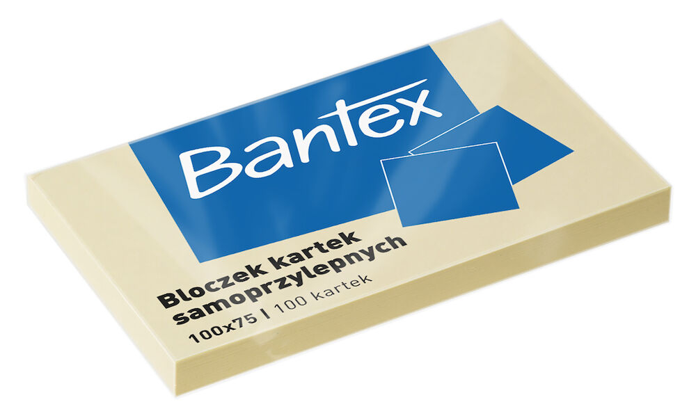 Notes samoprzylepny 75x100 100kart. Bantex
