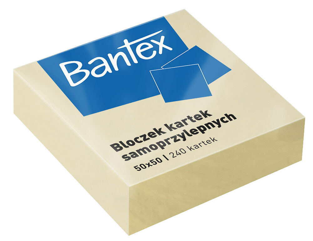 Notes samoprzylepny 50x50 240kart. Bantex