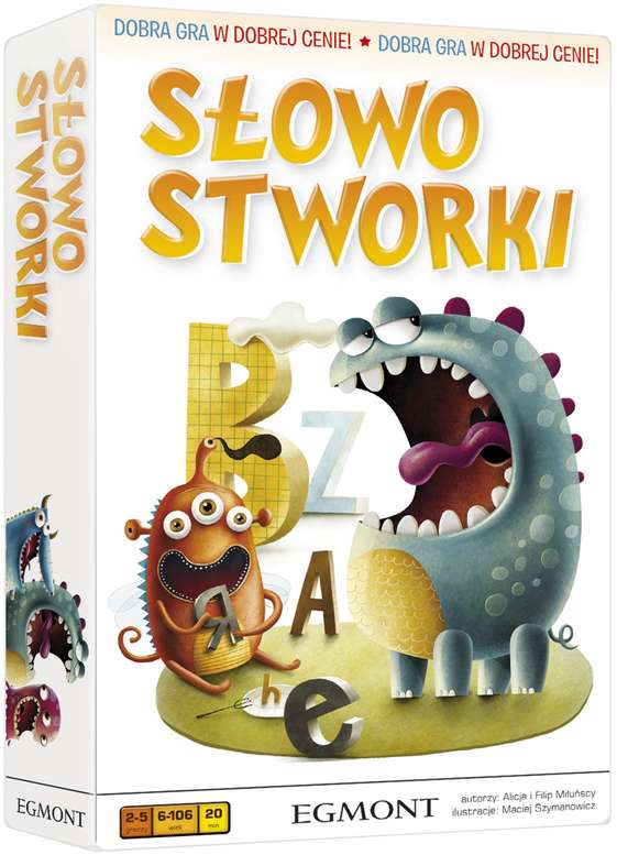 Gra słowo stworki +6 Egmont