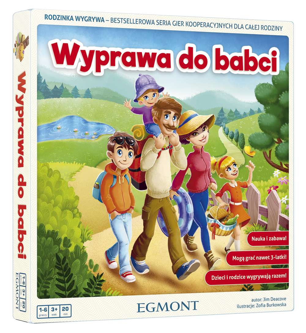 Gra wyprawa do babci +3 Egmont