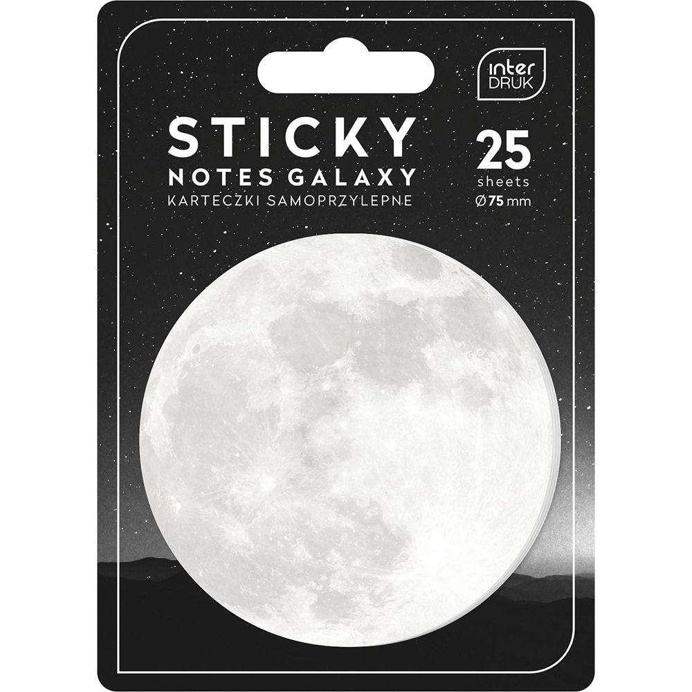 Notes samoprzylepny Galaxy 75mm/20kart. Interdruk