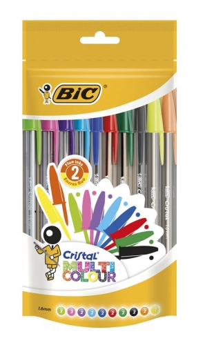 Długopis mix kolory 20szt Cristal Bic