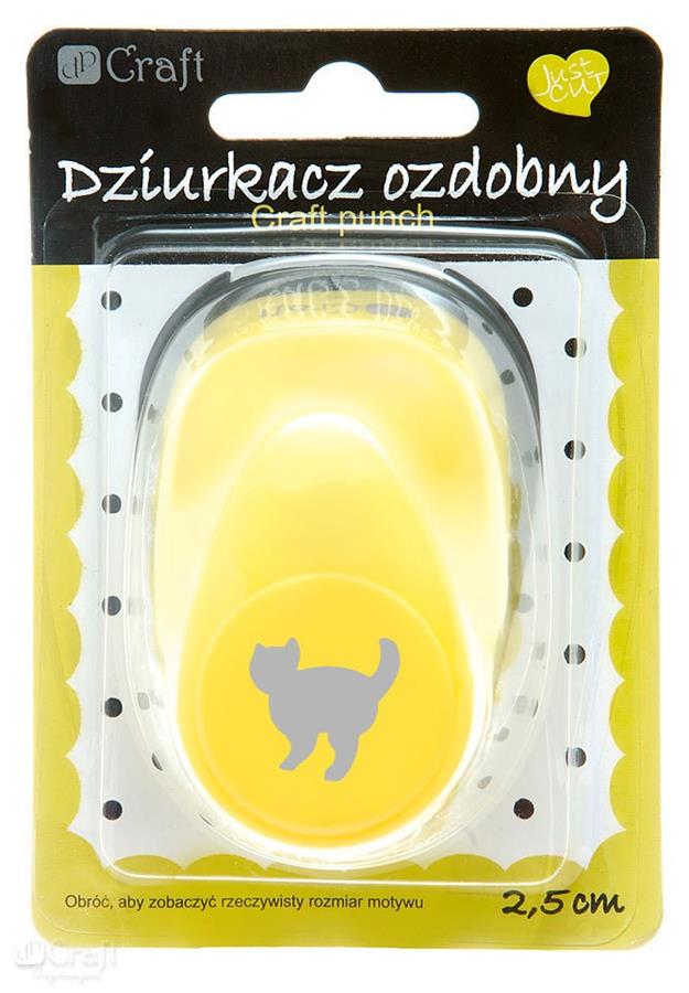 Dziurkacz ozdobny Kot wielk. 2,5cm Dalprint