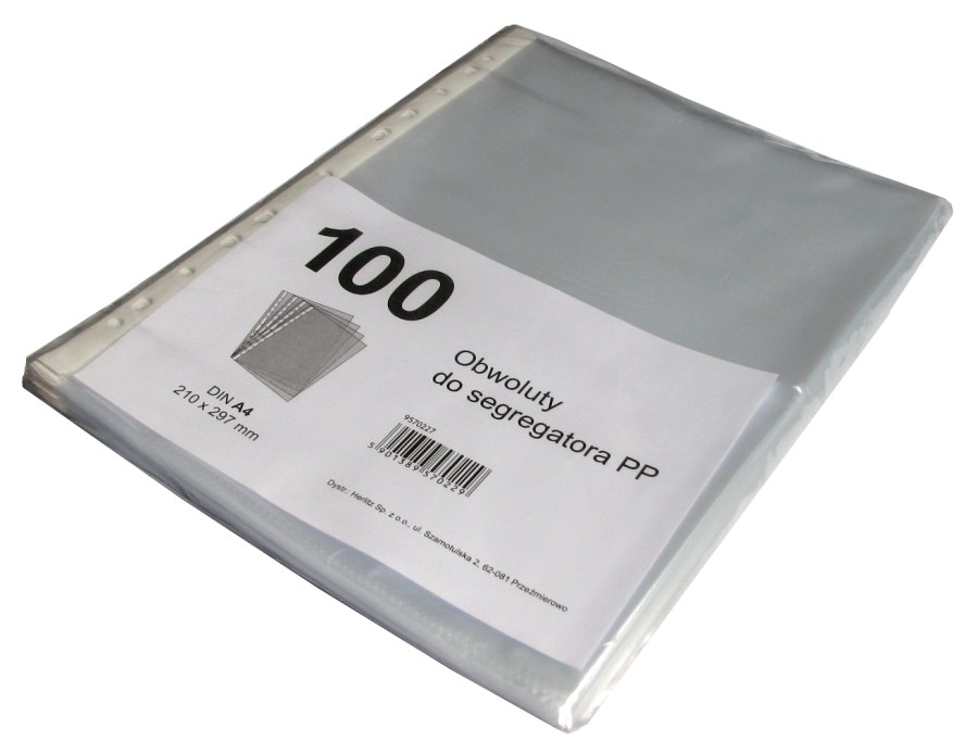  Koszulki groszkowe 45mic A4/100szt. Herlitz