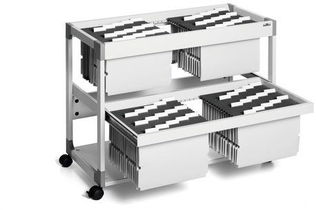 Wózek na teczki zawieszkowe System File Trolley 200 Multi Duo Durable
