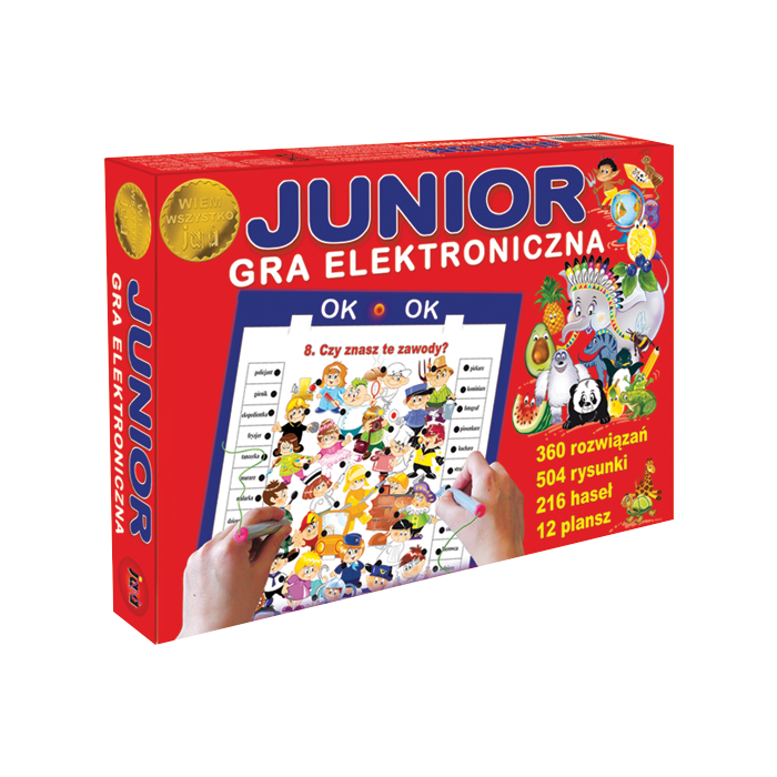 Gra elektroniczna dla przedszkolaka Junior +6 Jawa