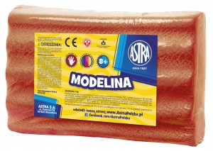 Modelina 1kg czerwona Astra