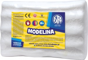 Modelina 1kg biała Astra