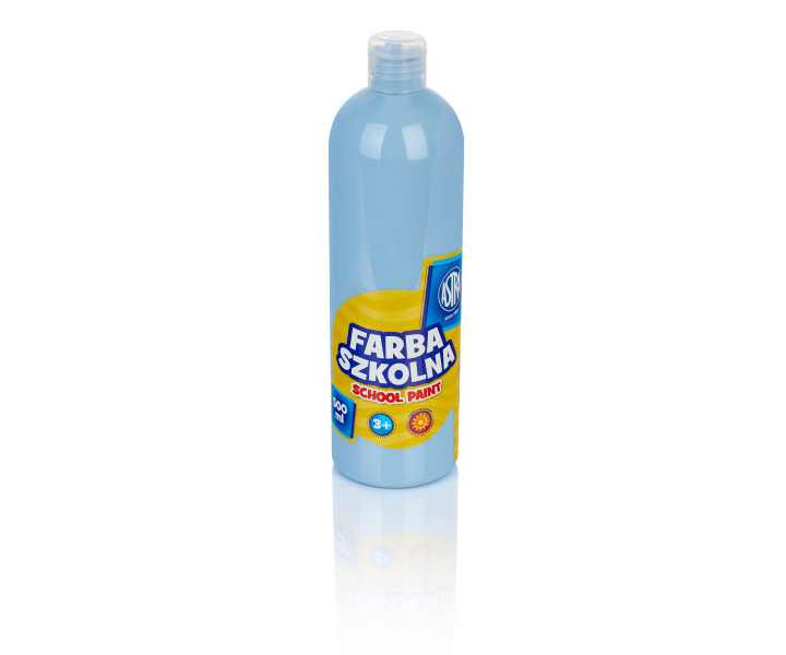 Farba plakatowa 500ml błękitna Astra