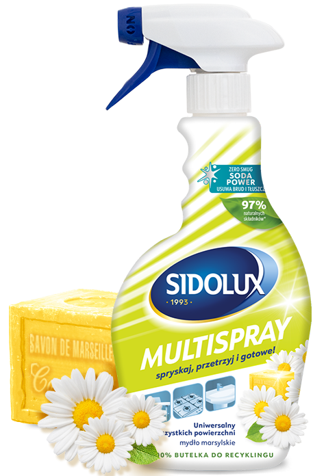 Multispray do czyszczenia powierzchni 500ml Sidolux
