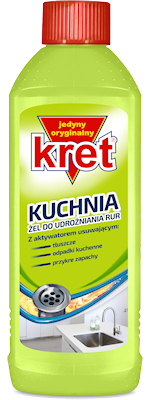 Żel do udrażniania rur kuchnia 500g Kret 