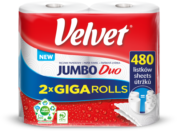 Recznik papierowy Jumbo Duo 2x Giga Rolls Velvet