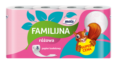 Papier toaletowy 2W 8szt. Familijna Mola