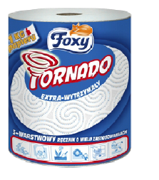Ręcznik papierowy 3W jumbo tornado Foxy