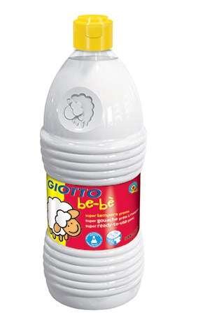 Farba temper biała 1000ml Bebe Giotto