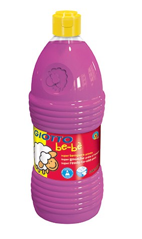 Farba temper różowa 1000ml Bebe Giotto