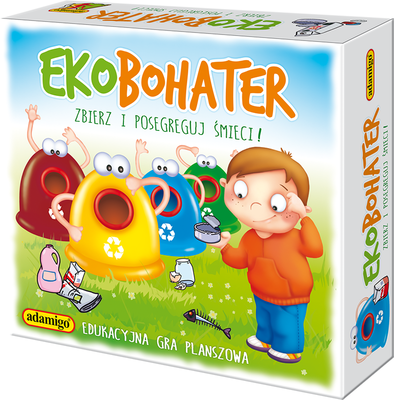 Gra edukacyjna EkoBohater +3 Adamigo