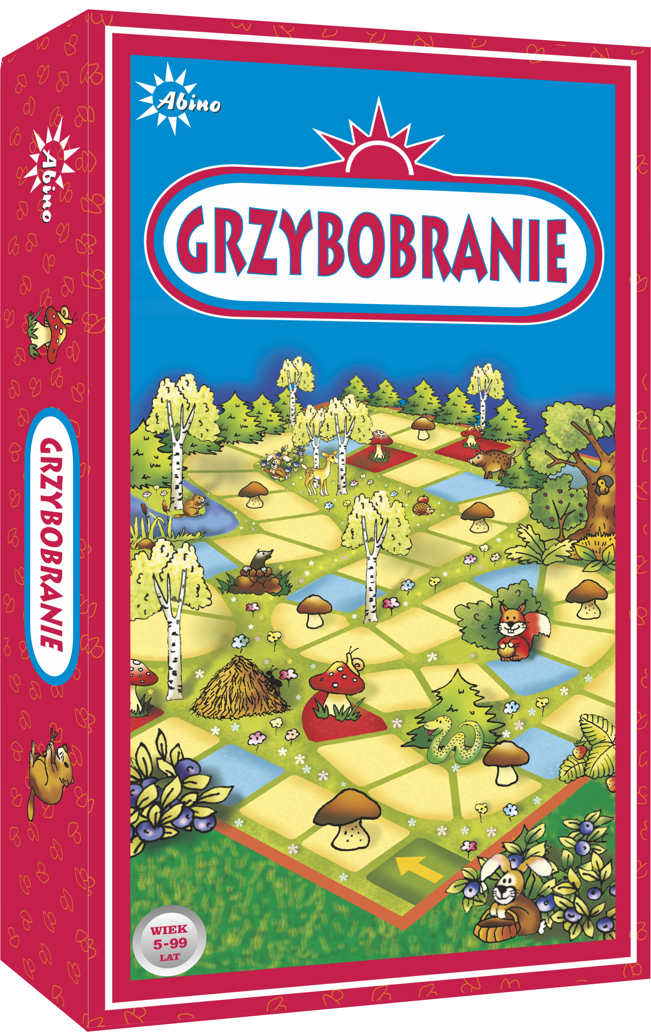 Gra edukacyjna grzybobranie +5 Abino