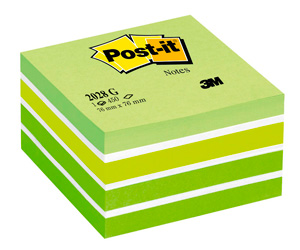 Notes kolorowy klejony 76x76 450 kartek Post-It