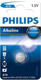 Bateria guzikowa LR44 1,5V Philips