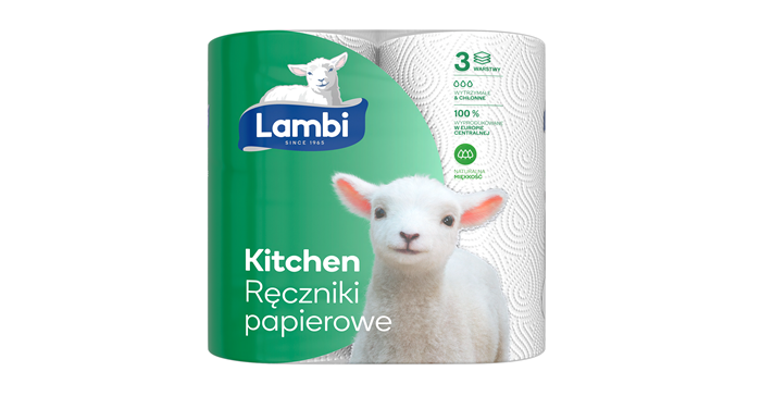 Ręcznik papierowy 3W Kitchen 2szt. Lambi