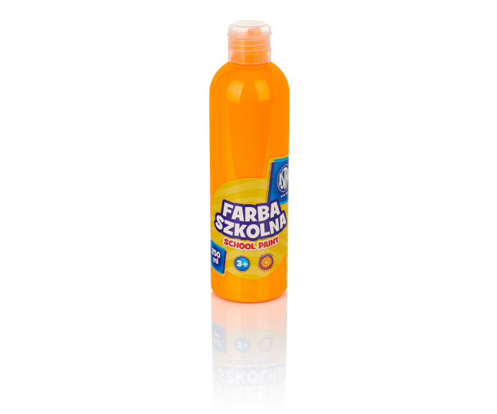 Farba temper pomarańczowa fluorescencyjna 250ml Astra