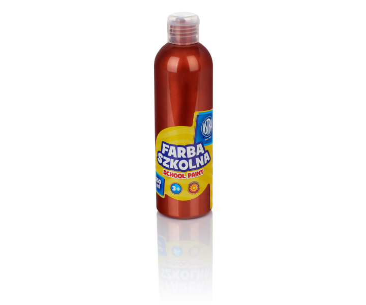 Farba temper metaliczna miedziowa 250ml Astra