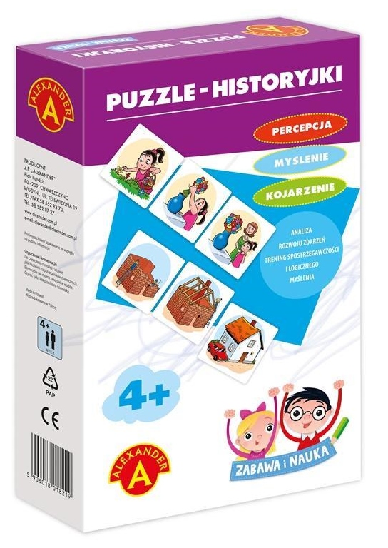 Puzzle Historyjki Zabawa i Nauka +4 Alexander
