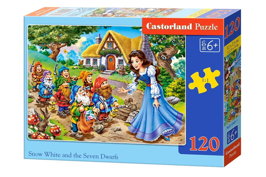 Puzzle 120 elementów Królewna Śnieżka +6 Castorland