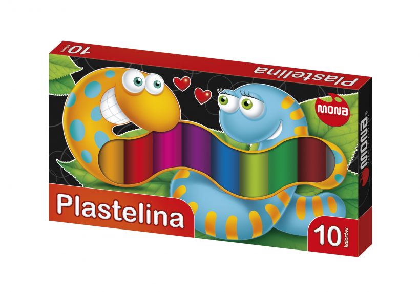 Plastelina 10 kolorów Mona