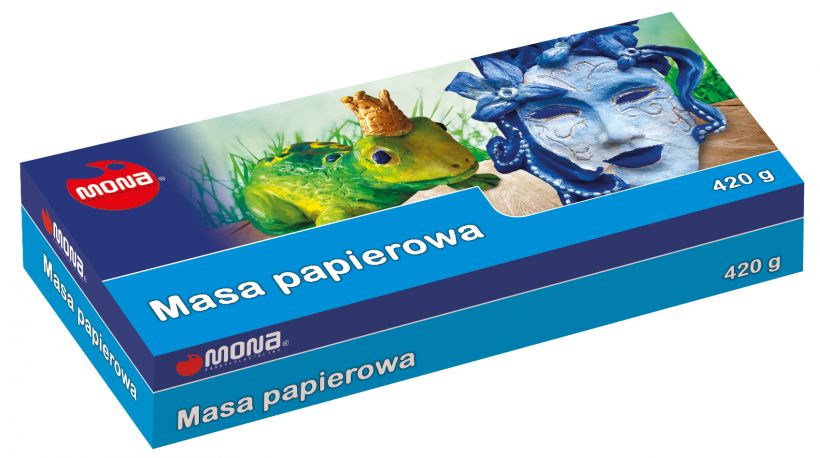 Masa papierowa 420g Mona