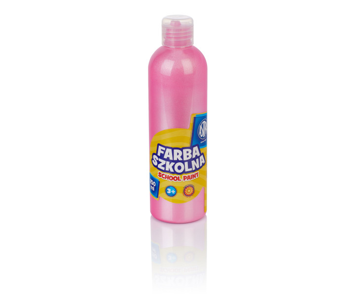 Farba temper perłowa różowa 250ml Astra