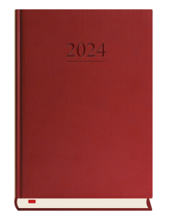 Kalendarz książkowy dzienny z registrami 2024 A4 Stacjonarny Michalczyk
