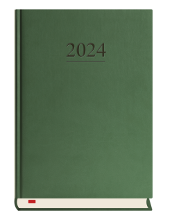 Kalendarz książkowy dzienny z registrami 2024 A4 Stacjonarny Michalczyk