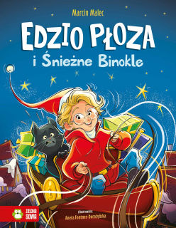 Książka Edzio Płoza i Śnieżne Binokle B5/128str Zielona Sowa