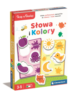 Gra edukacyjna słowa i kolory +3 Clementoni