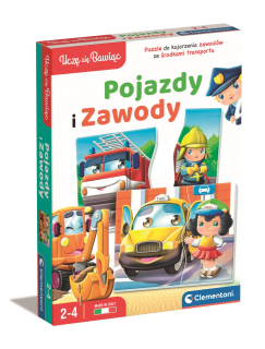 Gra edukacyjna pojazdy i zawody +2 Clementoni