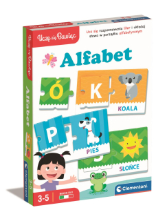  Gra edukacyjna alfabet +3 Clementoni