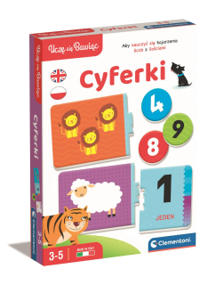  Gra edukacyjna cyferki +3 Clementoni